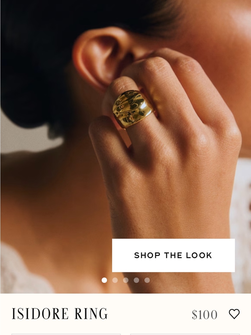New Sezane ring